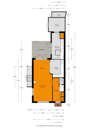 Floorplan - Buitenweg 1, 2375 XS Rijpwetering